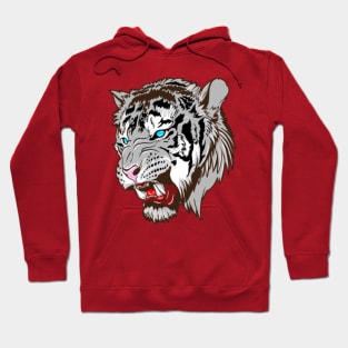 Bengal Tiger white Hoodie